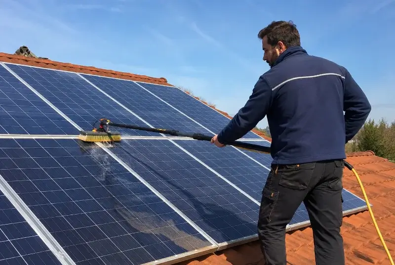 Nettoyage et entretien de panneaux solaires à Mazères